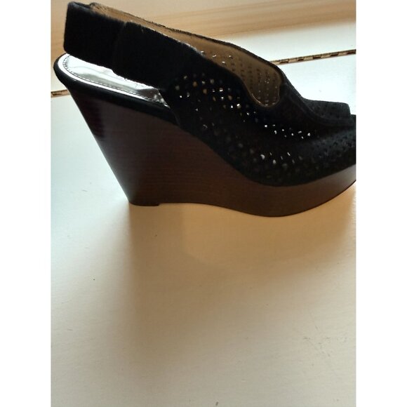 Coach Chasity Black Platform Heel Perforated Mesh Size Women's 6 NEW [jb] - Picture 14 of 15